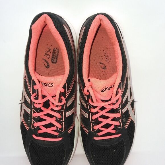 Asics Gel Contend 4‎ Running Sneakers Shoes Women's Size 9.5 Black, Orange, Red - Picture 6 of 8